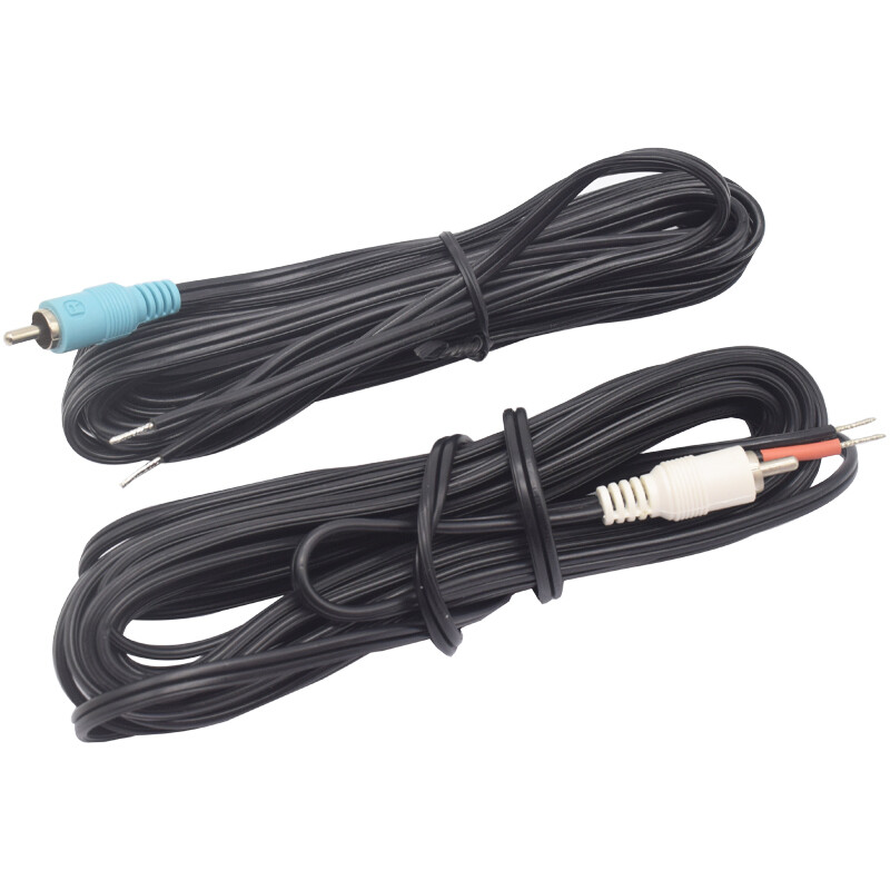 USAV - Set 5 Cavi Per Altoparlanti Bose Lifestyle Acoustimass, RCA A Filo Nudo, 16 AWG, 6m E 12m