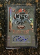 PIERRE DESIR 2014 CONTENDERS PLAYOFF TICKET ROOKIE AUTO RC #/199
