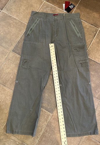 D555 Vintage Cargohose Herren Neu mit Etikett gewaschene Baumwolle 148405 Batterie XL 33 ins Y2K - Bild 22 von 23
