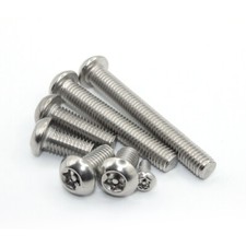 6mm TORX BUTTON HEAD SECURITY BOLTS ANTI VANDAL SCREWS A2 STAINLESS STEEL