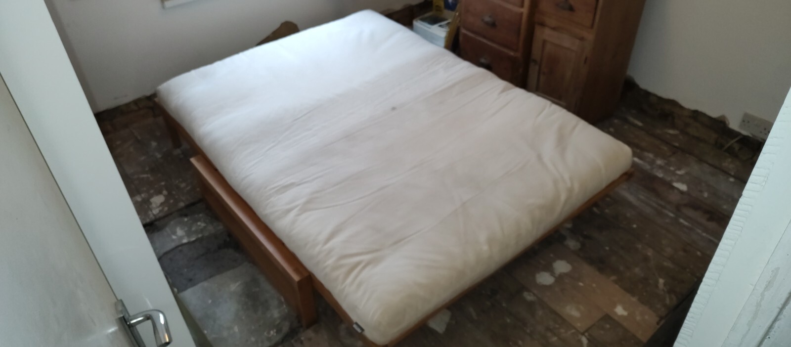 Futon Company Sofa Bed Double Solid Oak East London eBay