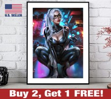 Marvel Black Cat Poster 18" x 24" Print Spider-Man Wall Art 1