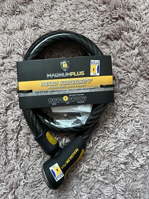 Magnum Plus Bike Lock Magnum Plus Mag Solid Shackle Lock And Cable