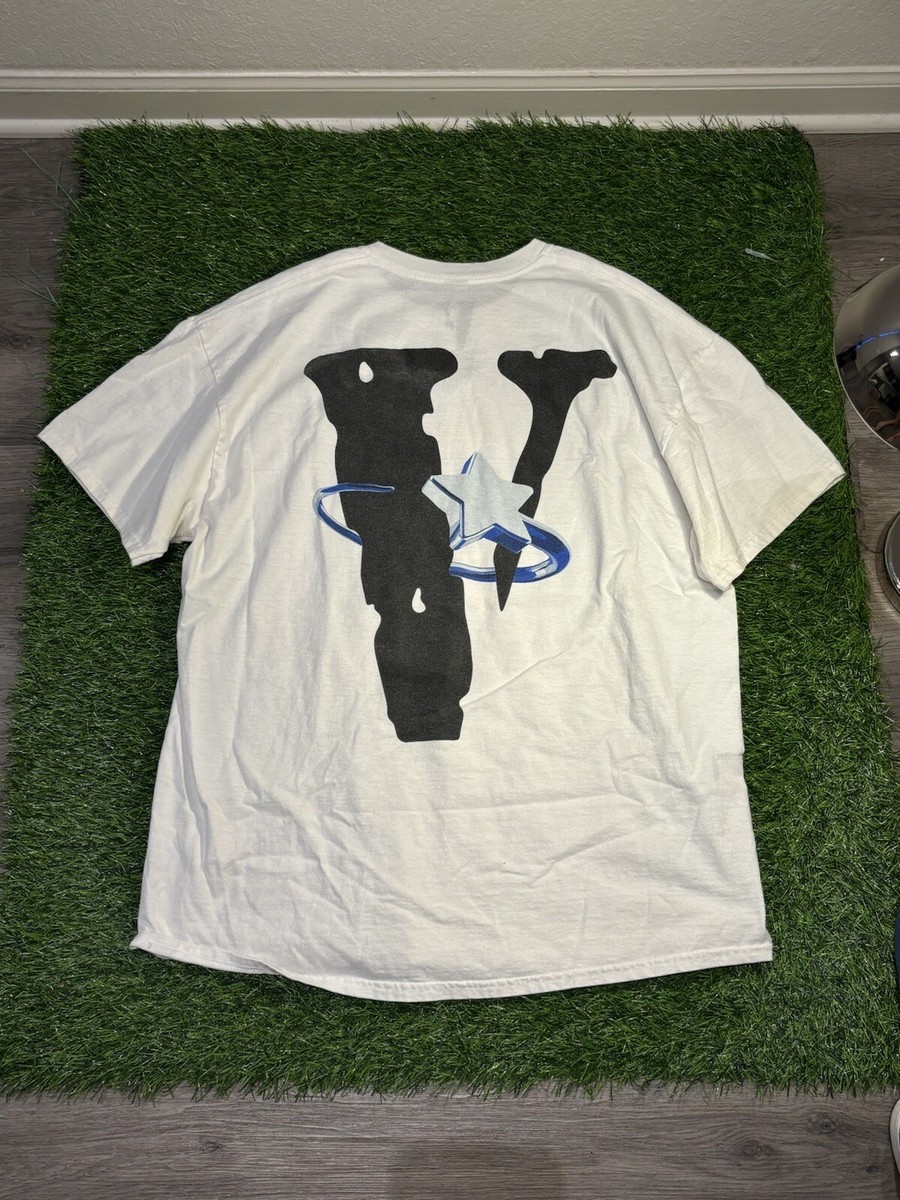 POP SMOKE Tシャツ Mサイズ ホワイト Vlone x Pop Smoke White T-shirt Men's Size XL Graphic Tee