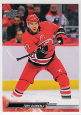 Tony DeAngelo 22-23 Upper Deck Series 1 Base Common #33 Carolina Hurricanes