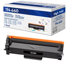 TN660 High Yield Toner Cartridge for Brother MFC-L2700DW MFC-L2740DW HL-L2380DW