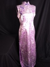 Traditional Qipao Dress, Silk Cheongsam Party Gown