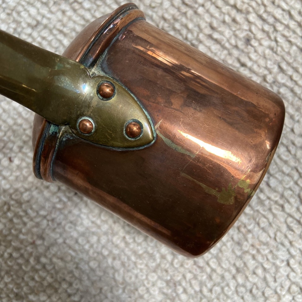 Antique Copper Pan Set With Lids eBay