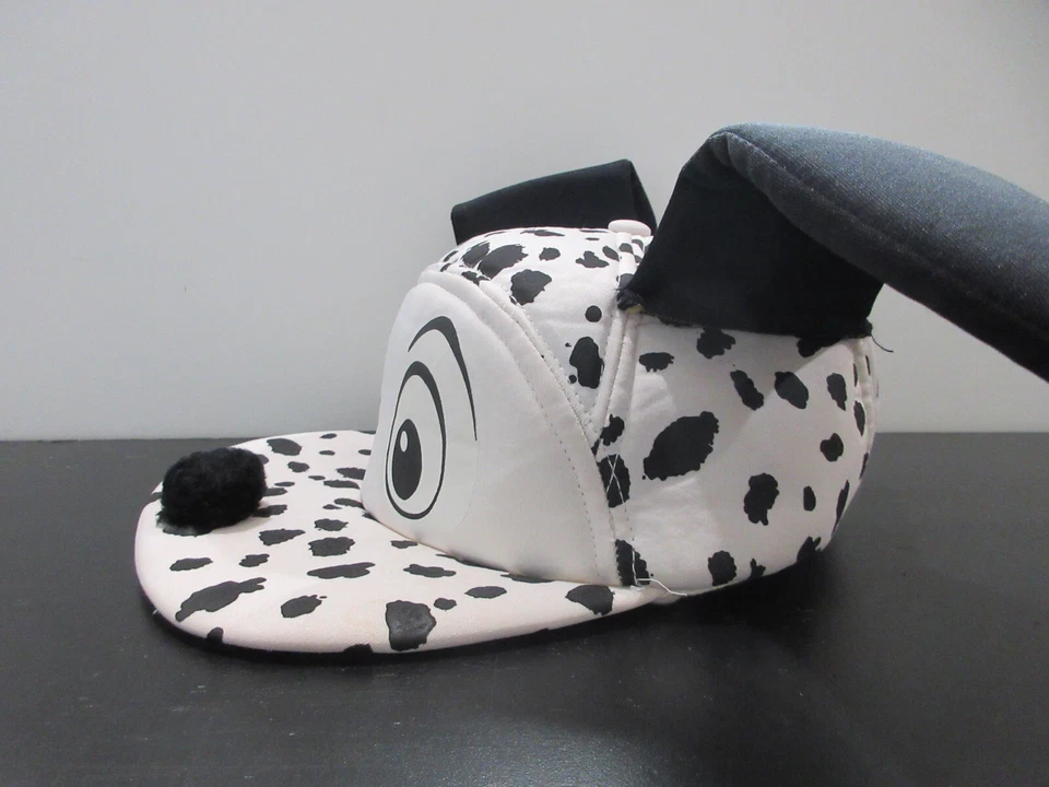 ВИНТАЖНЫЙ Disney шляпа крышка резинке мальчиков один размер белый 101 далматинцев уши ребенка молодежи - Изображение 3 из 4