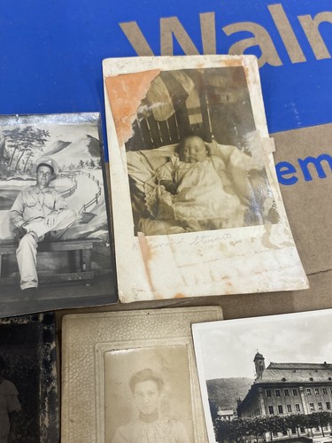 vintage photograph lot differnt era’s portraits Cabinet Photo’s Black White - Picture 7 of 10