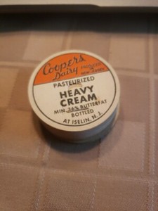 Coopers Dairy Milk Bottle Caps - Lot of 10 - Heavy Cream - Iselin, NJ