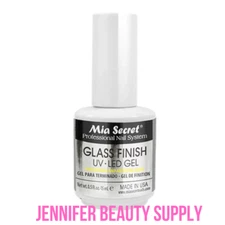 Mia Secret UV/LED Glass Finish Gel Top Coat 0.5 oz | JENNIFER BEAUTY SUPPLY