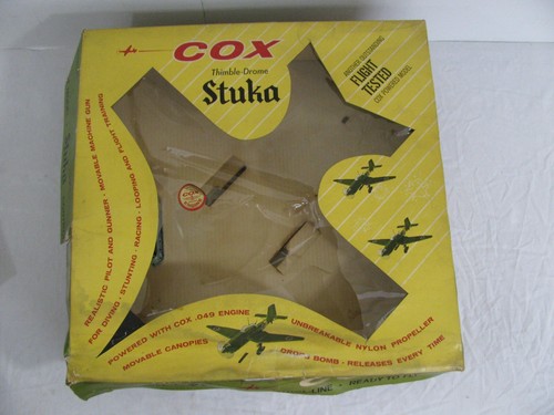 Cox Thimble Drome Control Line .049 Gas Stuka J-87 Dive Bomber Airplane Read! - Picture 18 of 22