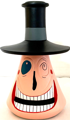 DISNEY NIGHTMARE BEFORE CHRISTMAS MAYOR CANDLE HOLDER TWO FACES