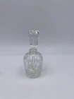 Vintage Waterford Crystal Glass Perfume Bottle w/ Stopper As is