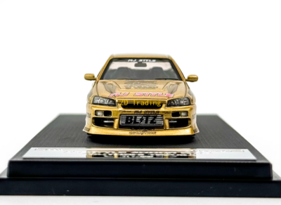 MORTAL MODEL D1 GRAND PRIX スカイラインGT-R Mortal 1:64 Gray JP D1 Skyline GTR ER34 Sport Model Diecast