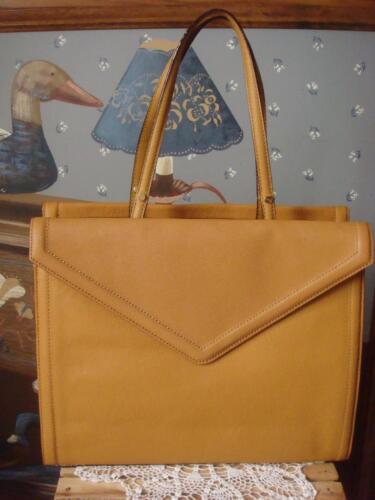 NWT ISAAC MIZRAHI DARCY TAN GENUINE PEBBLED & LIZARD LEATHER FLAP SATCHEL ~$248