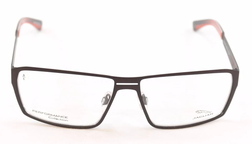 Auténtico marco de gafas Jaguar rendimiento 33801-843 metal marrón hecho en Alemania Foto 3 de 4