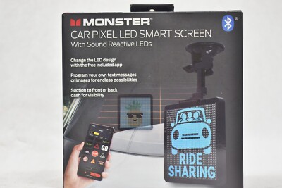 MONSTER LED SMART CAR PIXEL SMART SCREEN WITH SOUND NEW