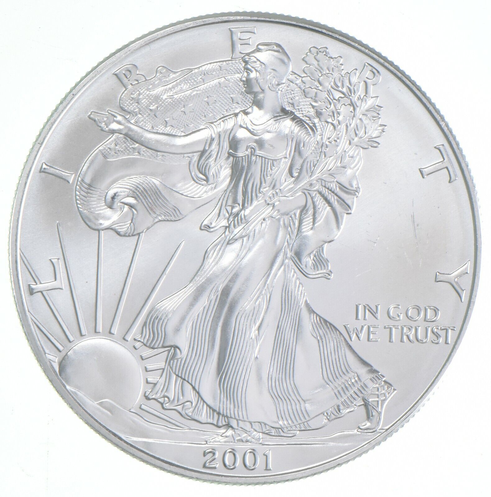 Better Date 2001 American Silver Eagle .999 New item Oz 1 Troy Fine All stores are sold Silve
