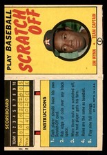 1970 Topps Scratch-Offs Baseball #23 Jim Wynn GD