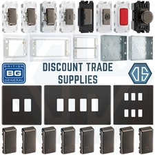 BG schwarz Nickel schraubenlos kundenspezifisch Gitterplatte Schalter Komponenten RFBN neues Sortiment