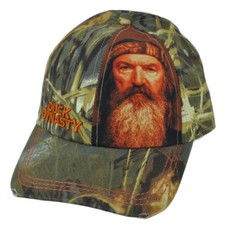 Duck Dynasty A&E TV Series Phil Sublimation Swamp Camo Distressed Buckle Hat Cap