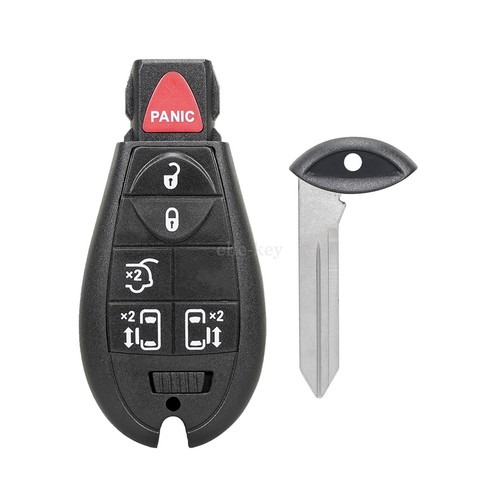 2X 6B Remote Key Fob Case for Chrysler Town & Country 2008 2009 2010 2011 2012+ - Picture 6 of 11