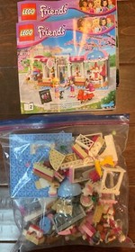 Lego Friends Lot Set 41119 41035 Heartlake Cafe and Juice Bar with Manuals