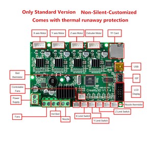 ender motherboard creality 3d printer silent standard non version customized
