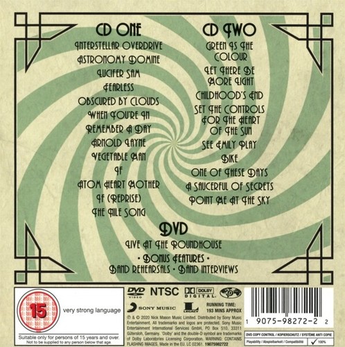 NICK MASON'S SAUCERFUL OF SECRETS - LIVE AT THE ROUNDHOUSE 3 CD NEU - Bild 2 von 2