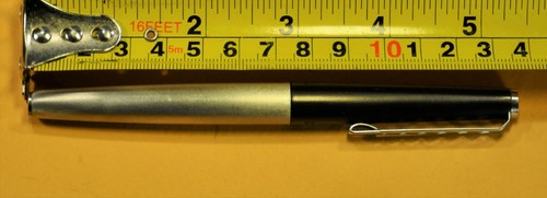 "Montblanc" Carrera Vintage Rare Black&Chrome German c.1971's Fountain Pen - Imagen 12 de 12