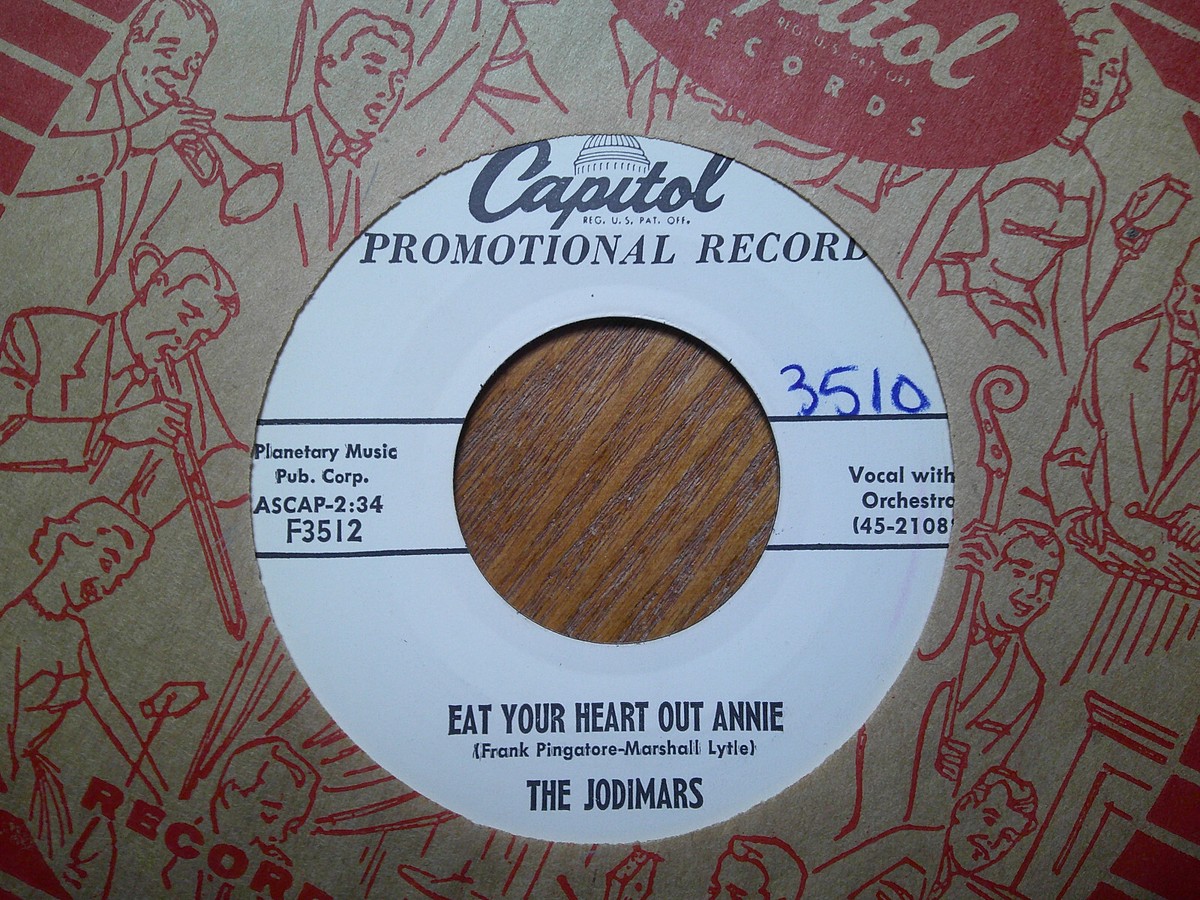 英7” Jodimars Rattle Shakin Daddy / Eat Your Heart Out Annie 45CL14641 CAPITOL RECORDS /00080 PROMO CAPITOL 7
