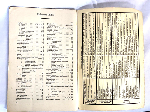 Sewing Secrets J & P Coats & Clarks VTG Booklet The Spool Cotton Co Thread Chart - Picture 6 of 7