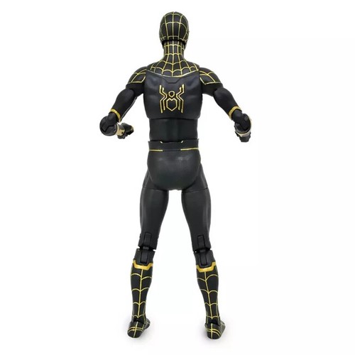 Disney Limited Marvel Spider-Man No Way Home Figure Black & Gold Suit F/S Japan - Picture 3 of 5