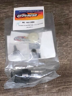 RACERS EDGE POWER STARTER OS MOTORS ENGINE BLACK RARE RC PART TRUCK NITRO CAR