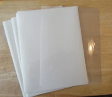 Mylar matte Transparency FILM Standard size 8.5 x 11 Partial box of 72 pc