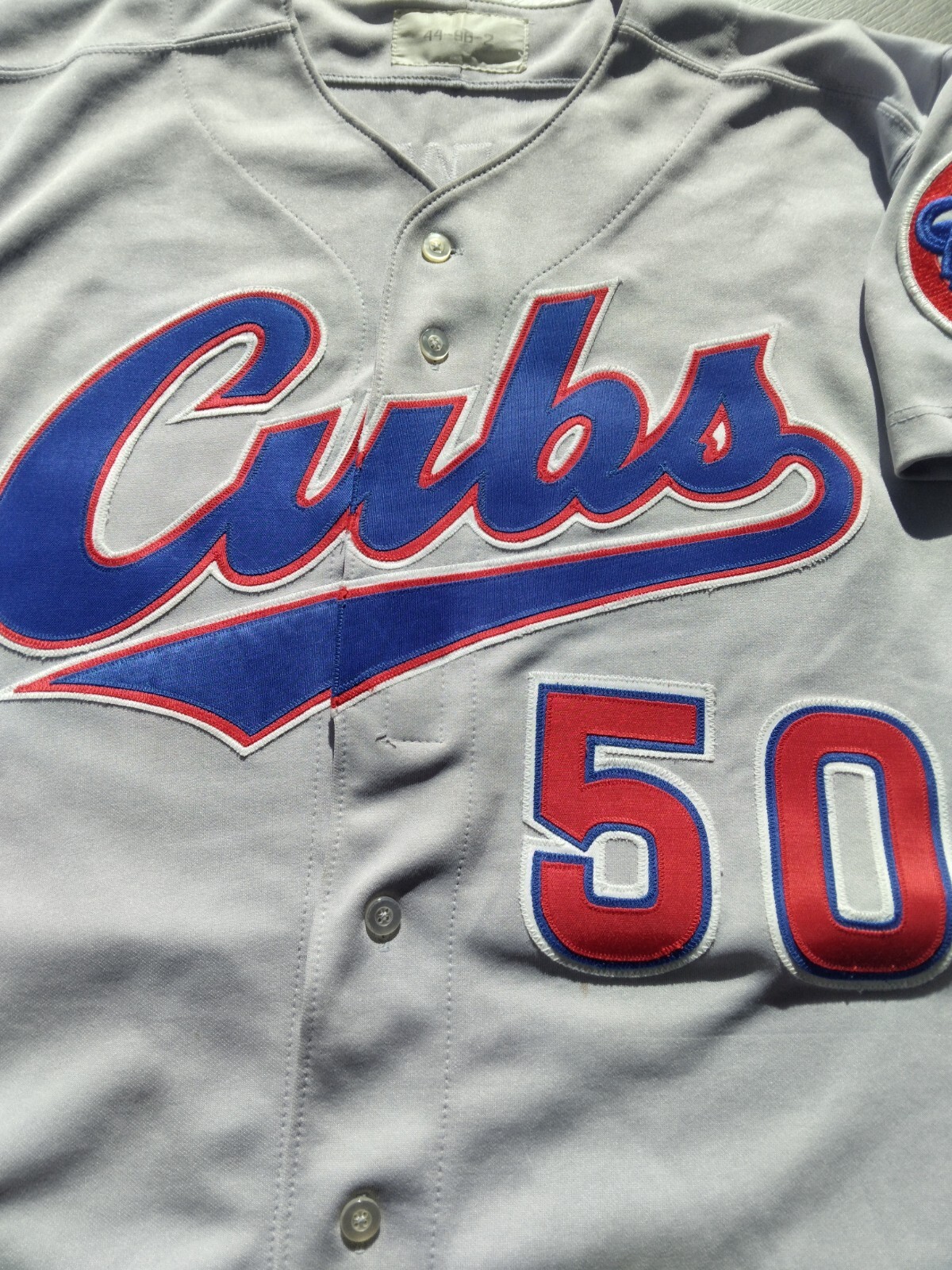 1996 Vintage Game Issued Russell Chicago Cubs Maxwell Jersey Size 44