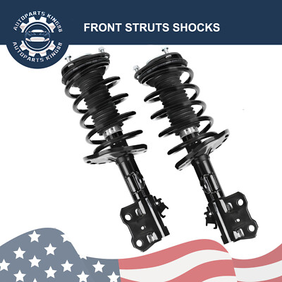Set 2 Front Complete Struts Shock & Coil Springs For 2010-2015 Toyota Prius 1.8L