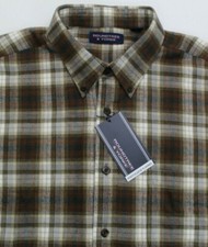 Men's Plaid Portuguese Flannel Shirt XXL 2XL NWT NEW Roundtree Yorke