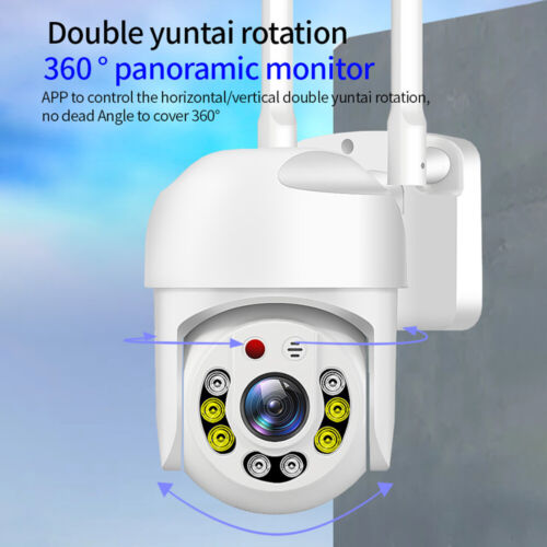 1080P 2MP WIFI Wireless IP Camera Outdoor CCTV PTZ Smart Home Security IR Cam