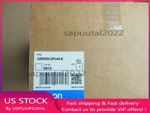 1PC Omron C200HG-CPU43-E C200HGCPU43E PLC Module New In Box Fast Shipping