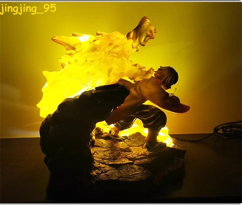 Anime Demon Slayer Agatsuma Zenitsu Figure Statue Model Toys Lighting Gift Boxed - Picture 6 of 17