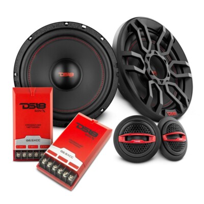 DS18 G6.5XC GEN-X 6.5'' 2-Way Component Set Speaker System 150 Watts 4-Ohm