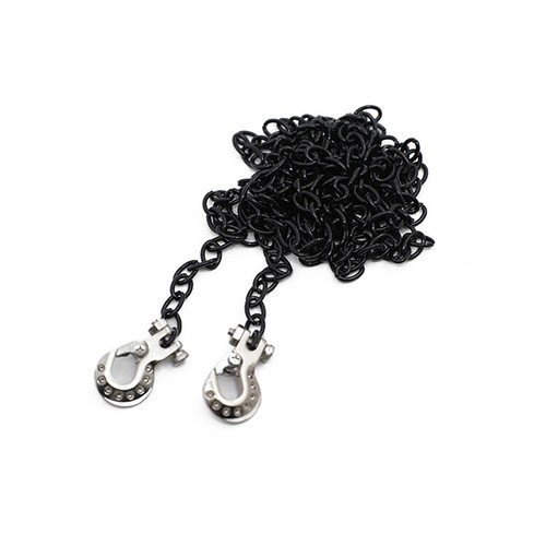 Metal Trailer Hook Tow Chain For 1:10 Traxxas TRX-4 Axial SCX10 D90 TF2 RC Car # - Picture 11 of 13