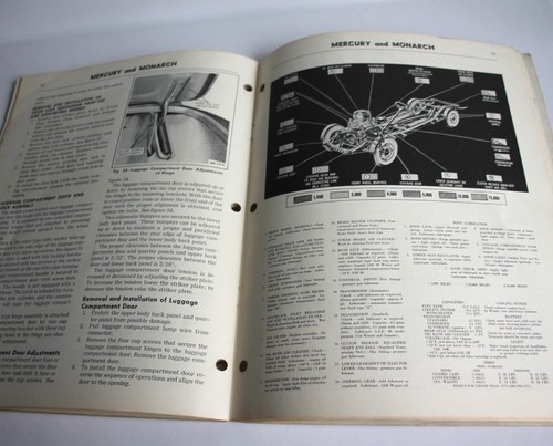 Ford Mercury Advance Information Service Letter 1955 Product information Book - Picture 7 of 8