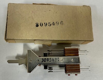 Vintage Capitol 3-Position  Audio Panel Leaf Switch (A5)
