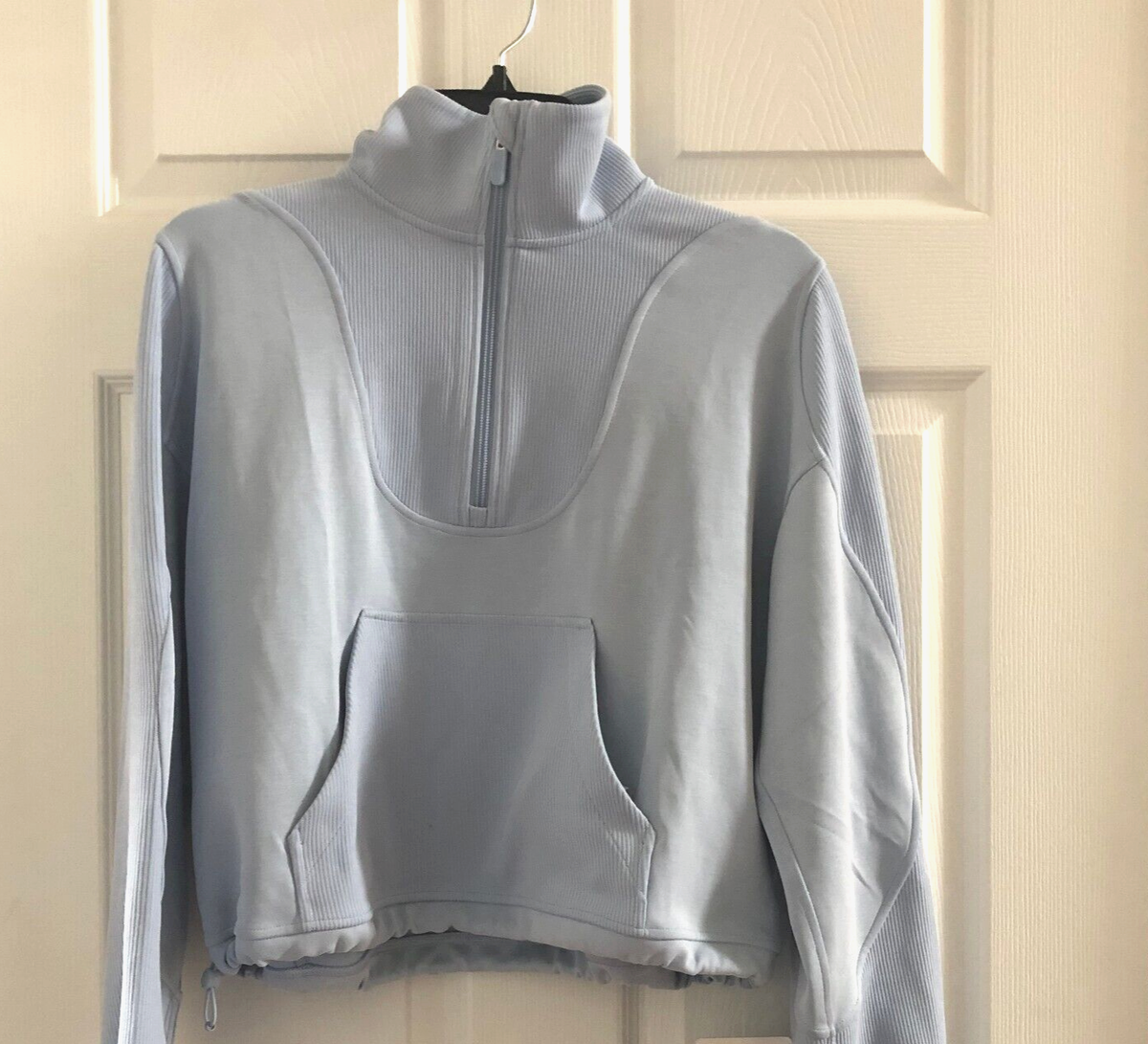 NWT Lululemon BRUSHED SOFTSTREME RIBBED HALF ZIP Size 10 NWT Lululemon BRUSHED SOFTSTREME RIBBED HALF ZIP Size 10