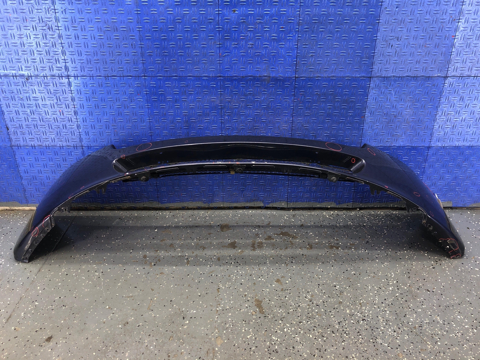 2006-2018 ASTON MARTIN VANTAGE V8 FRONT BUMPER COVER ASSEMBLY BLUE SAPPHIRE OEM