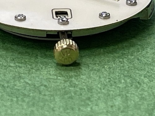 Authentic EBEL QUARTZ Movement WHITE Pearl Dial Diamonds And Hands Mrwn1 - Picture 8 of 11